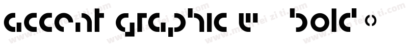 Accent Graphic W00 Bold字体转换